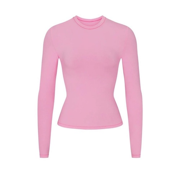 SKIMS Tops - READY TO SHIP 💗 NWT Skims Cotton Jersey Long Sleeve T-Shirt